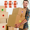 500Pcs Paper Adhesive Label Stickers STIC-WH20010-25B-6