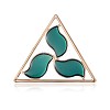 Light Gold Plated Iron Enamel Pendants IFIN-J087-04KCG-1