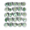 Natural Green Aventurine Rune Stones PW-WGED742-04-1