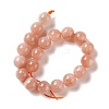 Natural Sunstone Beads Strands G-A205-28C-2