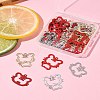 30Pcs 5 Style Spray Painted Alloy Pendants ENAM-FS0002-93-10