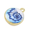 Printed Brass Pendants KK-CBAF4A6-01G-05-2