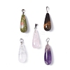 Natural Mixed Gemstone Pendants G-F707-24-1