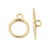 Brass Toggle Clasps KK-P234-80G-1