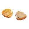 Natural Yellow Shell Carved Pendants SSHEL-Z002-05-2