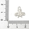 Brass Micro Pave Clear Cubic Zirconia Pendants KK-H528-05A-P-3