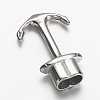 Non-Tarnish 304 Stainless Steel Anchor Hook Clasps STAS-D166-98P-2