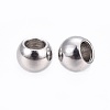 202 Stainless Steel Stopper Beads STAS-I100-16P-2