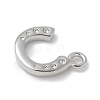 U-Shaped Brass Pendants KK-Q091-06P-2