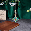 1Pc Glass Flower Hanging Ornaments HJEW-LP0002-65C-1
