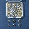 60Pcs 3 Styles Rack Plating Alloy Bead Frames FIND-FS0003-46-6