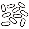 10Pcs Alloy Spring Gate Rings FIND-TA0009-25J-2