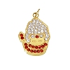 304 Stainless Steel Rhinestone Pendants LS-FIND-I062-01G-02-1