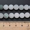 Natural Tianshan Cui Quartzite Beads Strands G-G305-A02-8mm-5