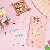 360Pcs 12 Colors Opaque Resin Cabochons RESI-PH0002-68-4