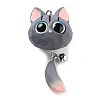 Opaque Resin Kitten Bell Big Pendants RESI-A032-01P-01-1