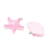 Opaque Resin with Alloy Pendants RE-CBA14F0-02-2
