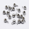 Rhodium Plated 925 Sterling Silver Tube Bails STER-K167-047B-P-2
