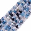 Natural Aquamarine Beads Strands G-C003-03-1