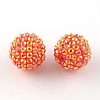 AB-Color Resin Rhinestone Beads RESI-S315-20x22-08-1