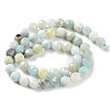 Natural Flower Amazonite Beads Strands G-NH0021-A01-01-3