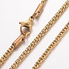 Ion Plating(IP) 304 Stainless Steel Necklace X-MAK-K004-02G-2