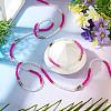 Glass Beaded Adjustable Waist Chains for Women AJEW-TA0005-78C-8