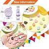 20Pcs 10 Colors Spray Painted Alloy Beads FIND-CJ0002-45-2