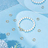 10Pcs Brass Spring Gate Rings KK-UN0005-59A-4