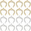 16Pcs 2 Colors 201 Stainless Steel Pendants STAS-CA0001-52-1