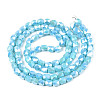 Electroplate Glass Beads Strands EGLA-N002-13-A06-2