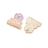 Easter Alloy Enamel Pendants ENAM-I055-01KCG-07-2