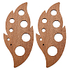 Unfinished Wood Pendants WOOD-WH0026-37B-02-1