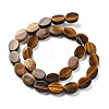 Natural Tiger Eye Beads Strands G-P559-B25-01-4