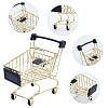 Iron Supermarket Trolley Display Decorations DJEW-WH0042-139G-3