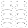 12Pcs 304 Stainless Steel European Style Torque Bangles Making FIND-UN0007-46-1