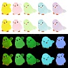 20Pcs 10 Styles Luminous Bird Miniature Ornaments DJEW-CJZ0001-006-1