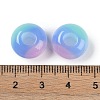 Triple Color Resin European Beads RESI-F055-06-4