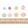 100Pcs 8 Styles Translucent & Opaque Resin Cabochons RESI-FS0002-32-5
