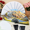Cloth Hand Held Fan LS-DIY-WH0579-95B-4