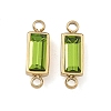 12Pcs 12 Colors Birthstone 304 Stainless Steel Rhinestone Connector Charms STAS-L022-576G-M-2