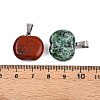 Natural & Synthetic Mixed Stone Pendants G-N344-20P-3