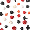 100Pcs 13 Styles Halloween Synthetic Turquoise and Synthetic Coral Beads Set G-FS0005-92-3