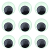 Luminous Self Adhesive Plastic Wiggle Googly Eyes Cabochons KY-WH20002-02A-1