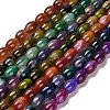Natural Agate Beads Strands G-B079-E01-01-1
