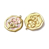 304 Stainless Steel Enamel Pendants STAS-P406-26C-G-2