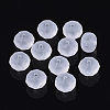 Transparent Frosted Acrylic Beads FACR-N004-003-1
