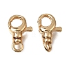 Brass Swivel Clasps with Lobster Claw Clasps KK-CBA4292-11G-1