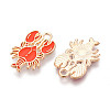 Marine Animals Alloy Enamel Pendants ENAM-T022-34I-2