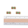 Chinese Style Alloy Enamel Beads X-ENAM-L015-04A-G-2
